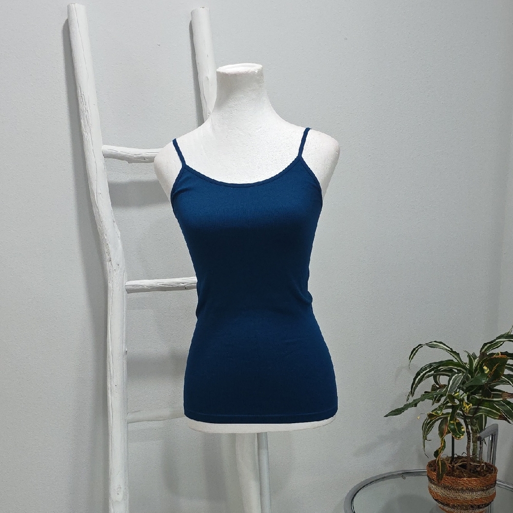 Women’s Navy Blue Slim Cami Tank Top